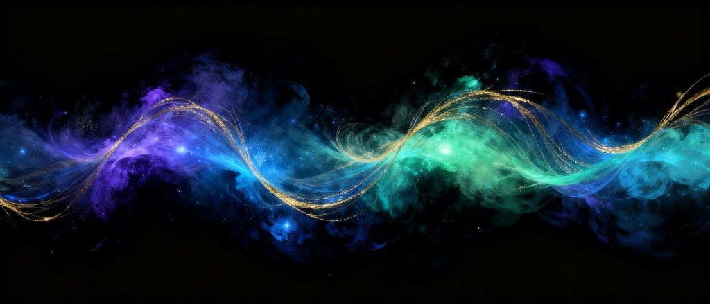 impressionistic fractal art wave function visualized impressionistic fractal art wave function visualized